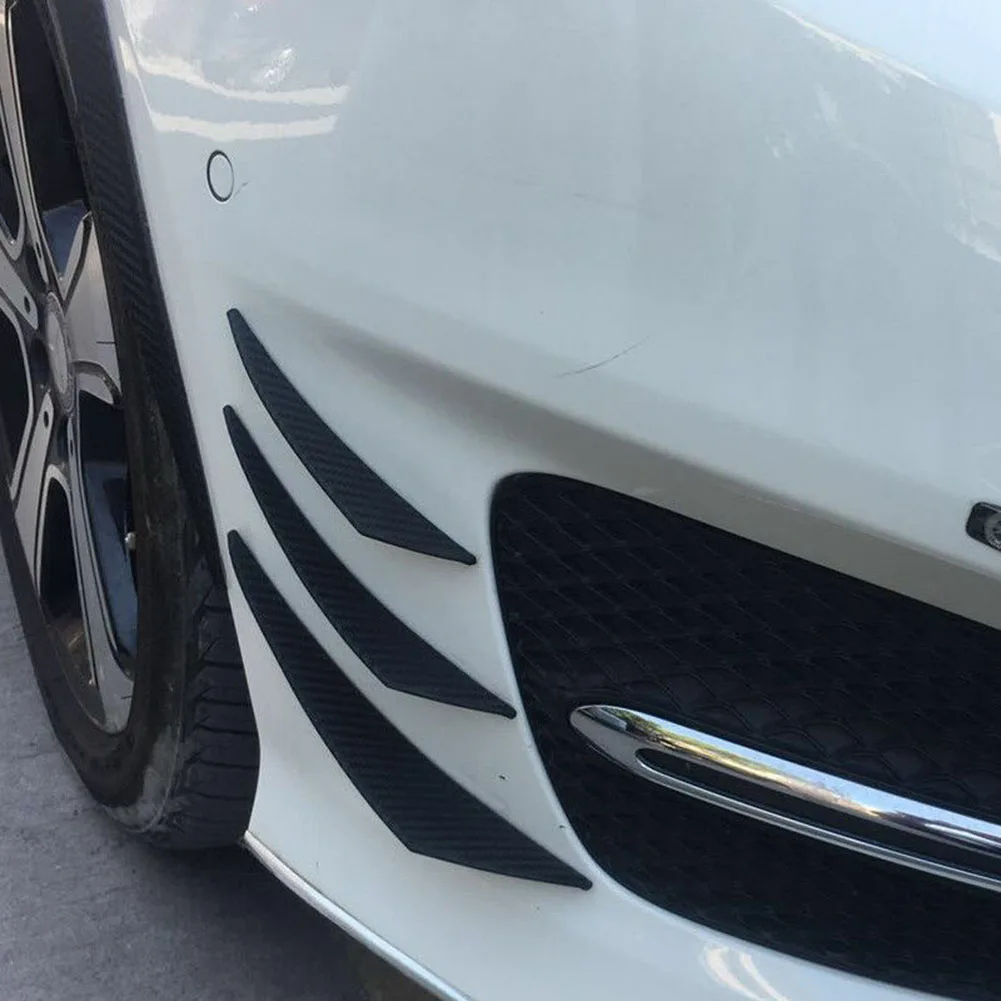 Car Bumper Strip Car Front Bumper Lip Splitter Fins 6pcs/set Body Spoiler Canards Carbon Fibe Auto Accessories
Car Bumper Strip Car Front Bumper Lip Splitter Fins 6pcs/set Body Spoiler Canards Carbon Fibe Auto Accessories
