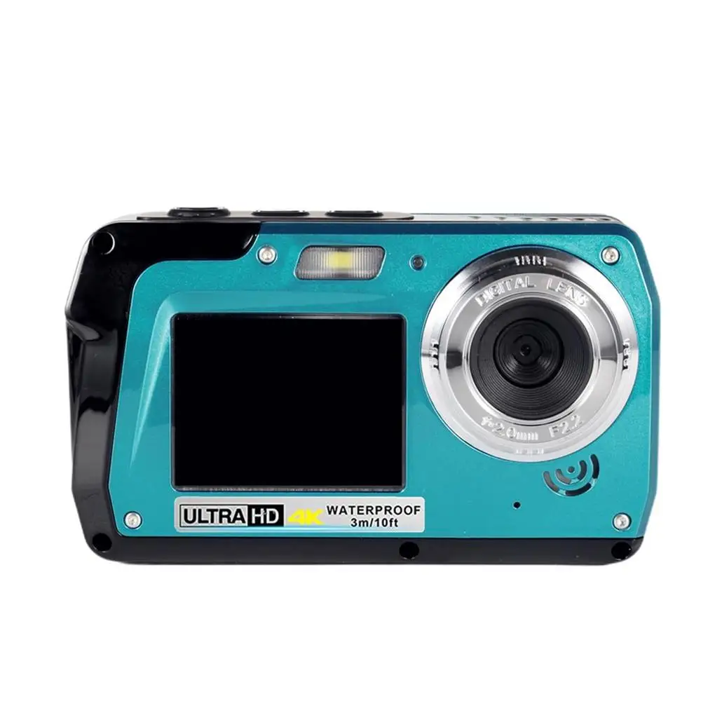 Waterproof Camera Photography Equipment High Definition 4K Travel Digital Cameras Picture Taking Tool Birthday Gift blue
Waterproof Camera Photography Equipment High Definition 4K Travel Digital Cameras Picture Taking Tool Birthday Gift blue