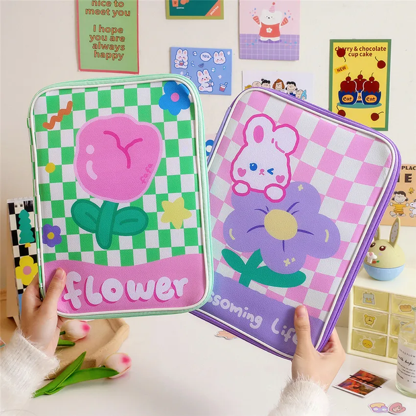 

Checkerboard IPad Tablet Case for Mac Ipad Pro Girls 9.7 10.5 10.8 11 Inch Laptop Storage Bag Cute Notebook Clutch Computer Bag