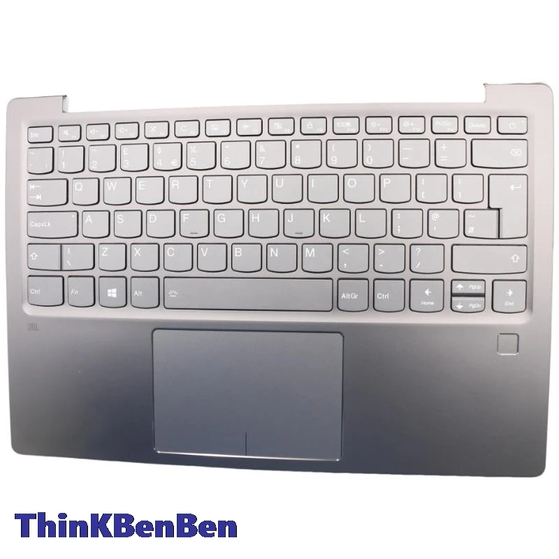 

UK English Keyboard Iron Gray Upper Case Palmrest Shell Cover For Lenovo Ideapad 720S -13 13ARR 13IKB Laptop 5CB0P19111