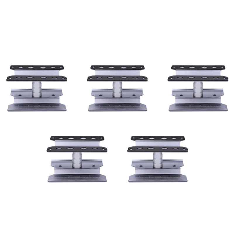 

5X Metal RC Car Workstation Work Stand Repair 360 Degree Rotation For 1/8 1/10 1/12 1/16 Scale Models,Grey