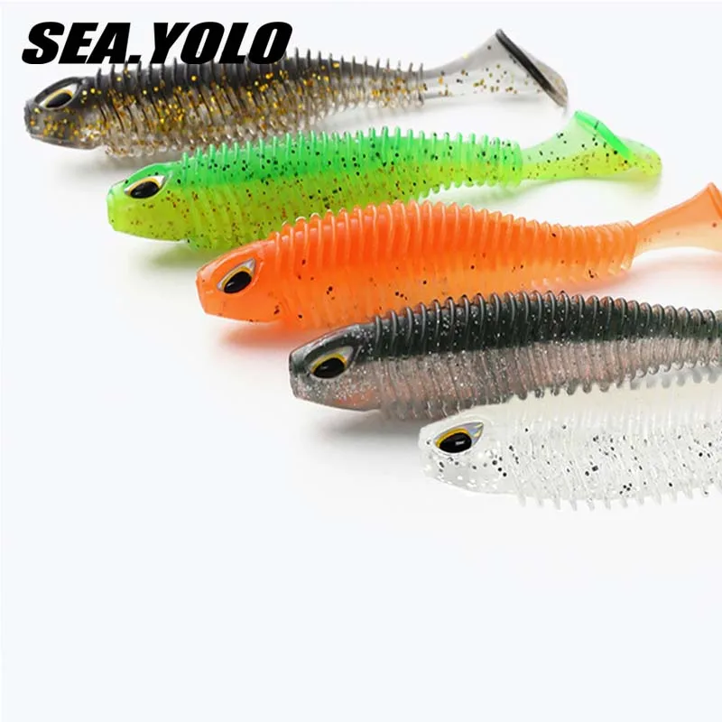 SEA.YOLO Simulated Luya Soft Bait Alien T-tail Soft Tail Biomimetic Bait Fishing Fake Bait 6.5cm/8cm/11cm
SEA.YOLO Simulated Luya Soft Bait Alien T-tail Soft Tail Biomimetic Bait Fishing Fake Bait 6.5cm/8cm/11cm