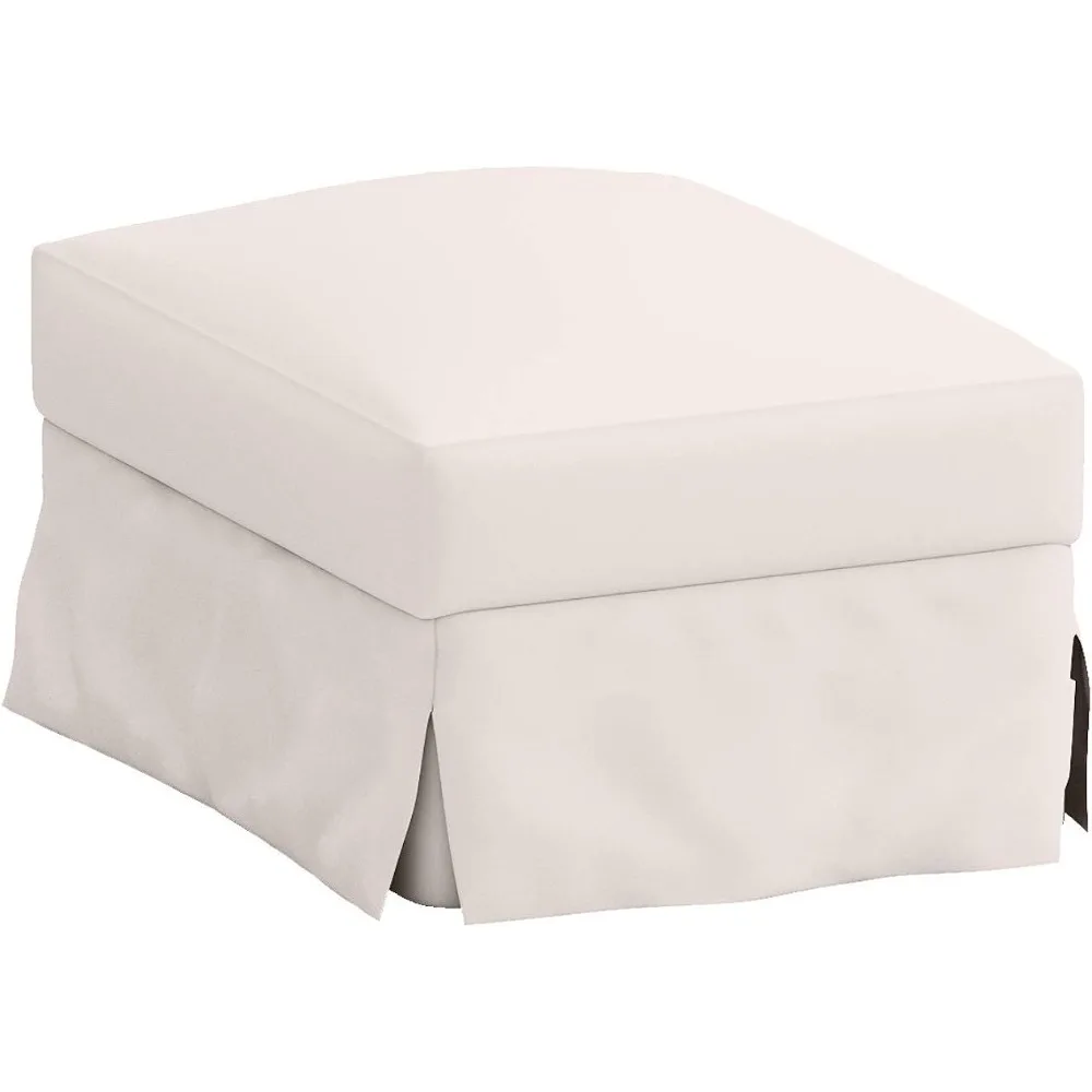 

Durable Farlov Ottoman Replacement Cover Made for IKEA Farlove Sofa Footstool Slipcover Only! (Polyester Flax Beige)