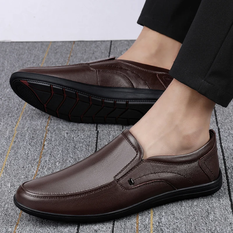 Casual Leather Shoes Men Genuine Leather Shoes Italian Men Loafers Moccasins Slip on Men Shoes Lightweight Male Driving Shoes 47
Casual Leather Shoes Men Genuine Leather Shoes Italian Men Loafers Moccasins Slip on Men Shoes Lightweight Male Driving Shoes 47