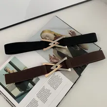 Korean Version The Triangle Double Buckle Girdle Simple And Fashionable All-match Belt Women's Elastic Elastic Waist Slimming
Korean Version The Triangle Double Buckle Girdle Simple And Fashionable All-match Belt Women's Elastic Elastic Waist Slimming
