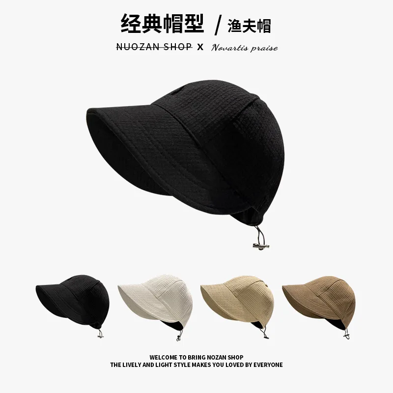 Four seasons Korean version of plain face and all-around sunshade fisherman hat with big head
Four seasons Korean version of plain face and all-around sunshade fisherman hat with big head