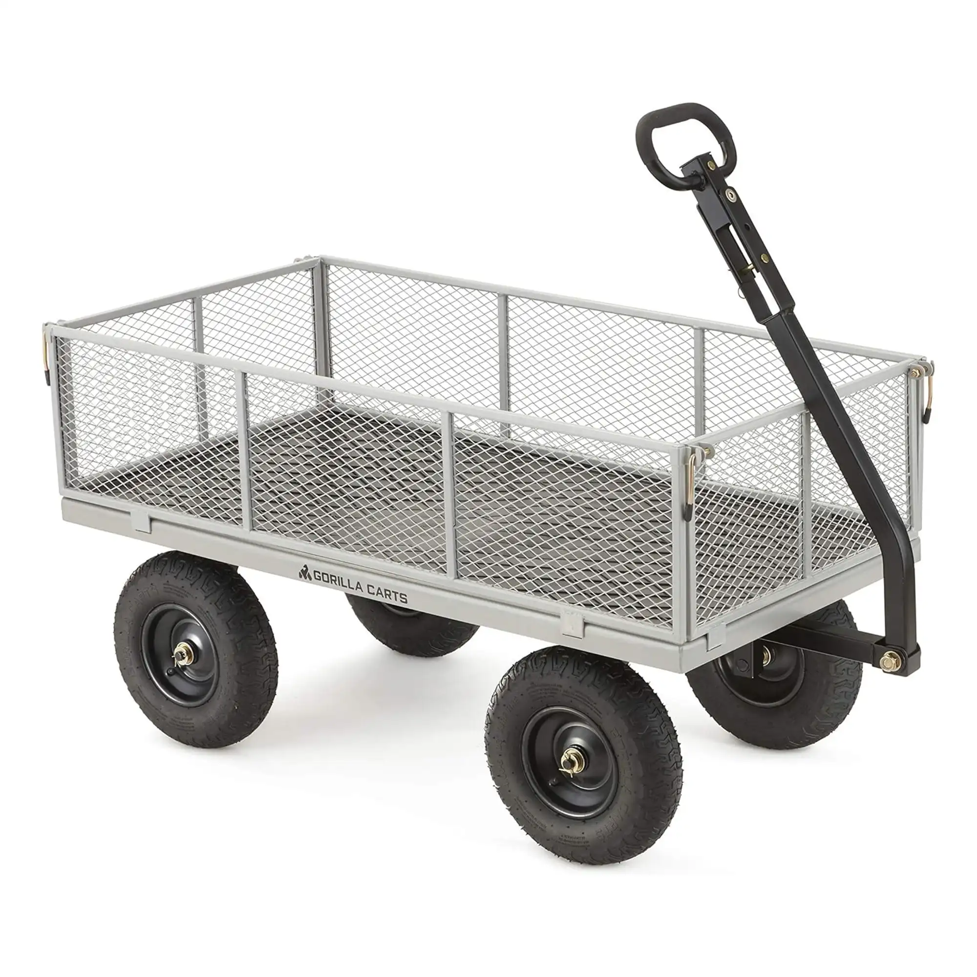 Steel Utility Cart Large Capacity Removable Steel Mesh Sides for Outdoor Camping Shopping Garden and Beach 1000-lb Capacity
Steel Utility Cart Large Capacity Removable Steel Mesh Sides for Outdoor Camping Shopping Garden and Beach 1000-lb Capacity
