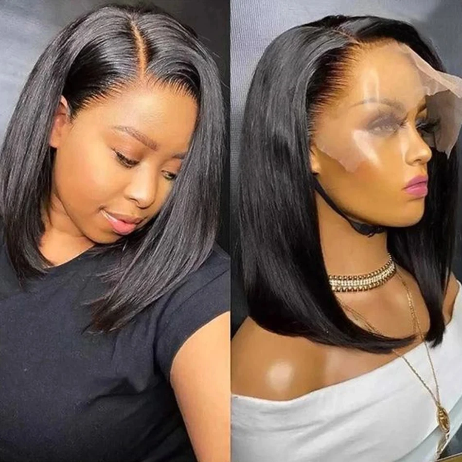 13X4 Straight Short Bob Human Hair Wigs Brazilian Preplucked Lace Frontal Wigs For Women Lace Front Human Hair Wigs
13X4 Straight Short Bob Human Hair Wigs Brazilian Preplucked Lace Frontal Wigs For Women Lace Front Human Hair Wigs