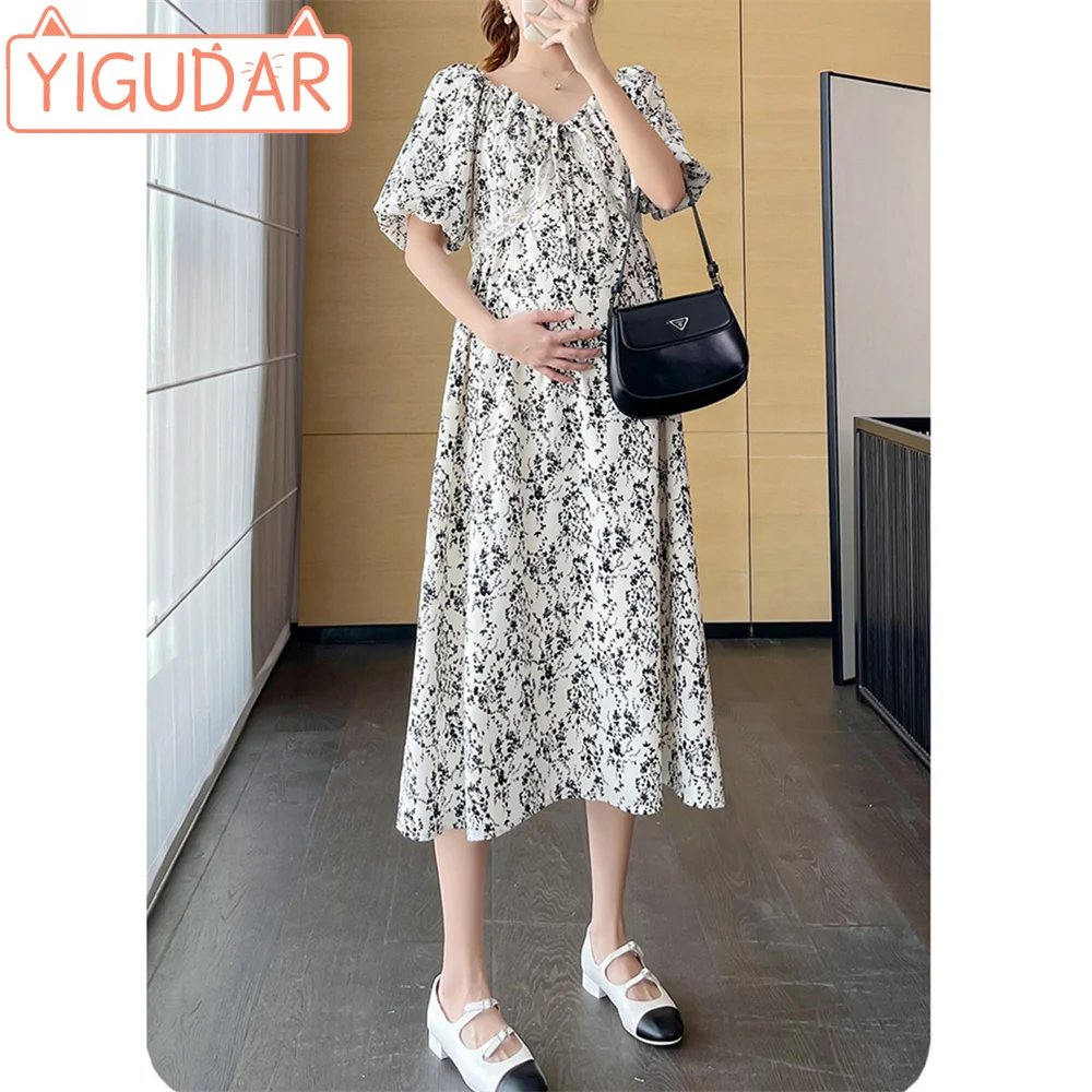 Maternity clothes 2024 summer new loose casual slimming flesh covering dress medium length fashionable chiffon dress for women
Maternity clothes 2024 summer new loose casual slimming flesh covering dress medium length fashionable chiffon dress for women