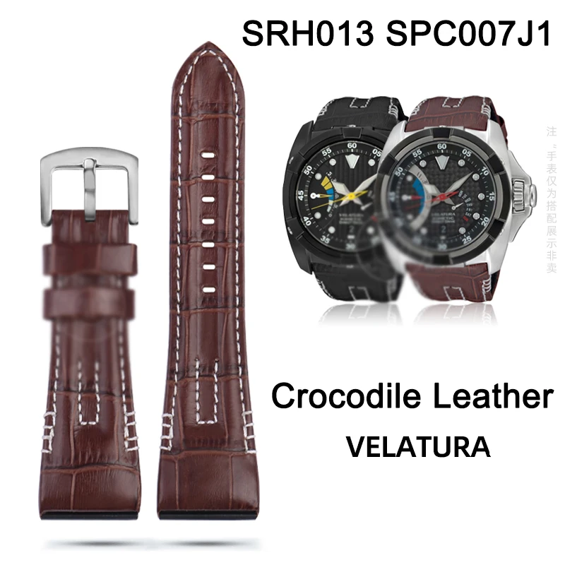 Новый ремешок для часов VELATURA/SRH series для Seiko SRH013 SPC007J1, ремешок для часов из натуральной кожи под крокодиловую кожу
Новый ремешок для часов VELATURA/SRH series для Seiko SRH013 SPC007J1, ремешок для часов из натуральной кожи под крокодиловую кожу