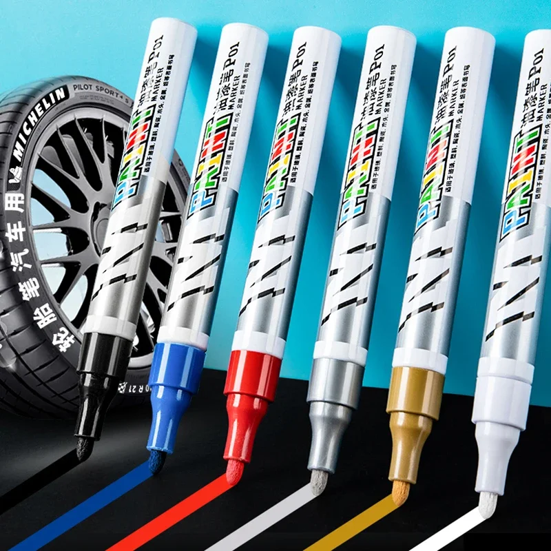12 PCS 10 Color Car Scratch Repair Pen Auto Touch Up Paint Fill Remover Vehicle Tyre Paint Marker Kit for Car Scratch Fix Care
12 PCS 10 Color Car Scratch Repair Pen Auto Touch Up Paint Fill Remover Vehicle Tyre Paint Marker Kit for Car Scratch Fix Care
