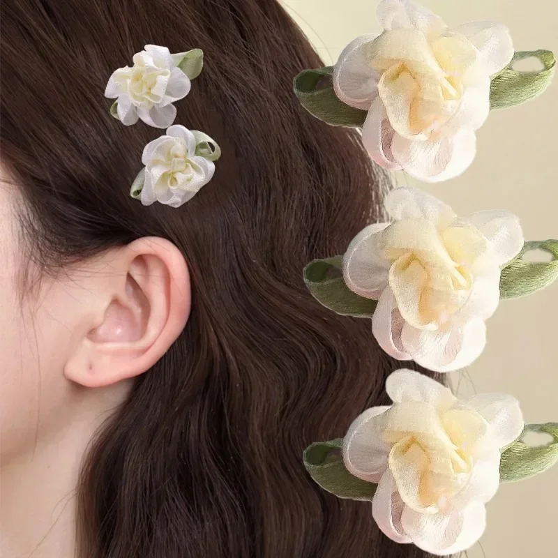Jasmine Flower Hair Clip Claws Women Girls Thick Hair Barrettes Hairpins Sweet Duckbill Side Clip Fashion Hair Accessory Gifts
Jasmine Flower Hair Clip Claws Women Girls Thick Hair Barrettes Hairpins Sweet Duckbill Side Clip Fashion Hair Accessory Gifts