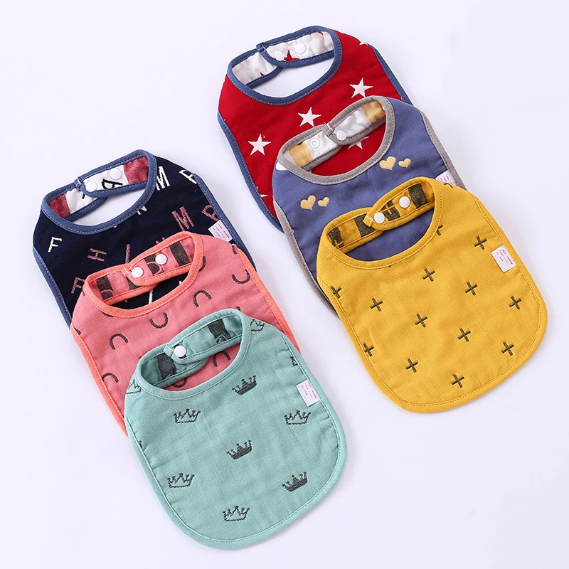 6 Layers Baby Bibs U Shape Absorbent Soft Cotton Bib Soft Comfortable Toddler Feeding Eating Burpcloths Waterproof Saliva Towel
6 Layers Baby Bibs U Shape Absorbent Soft Cotton Bib Soft Comfortable Toddler Feeding Eating Burpcloths Waterproof Saliva Towel