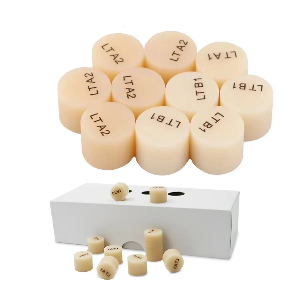 10PCS CAD/CAM Dental Lab Glass Ceramic Ingots HT LT Dental Lithium Disilicate Glass Ceramic Press Ingot for Teeth Veneer Inlay
10PCS CAD/CAM Dental Lab Glass Ceramic Ingots HT LT Dental Lithium Disilicate Glass Ceramic Press Ingot for Teeth Veneer Inlay