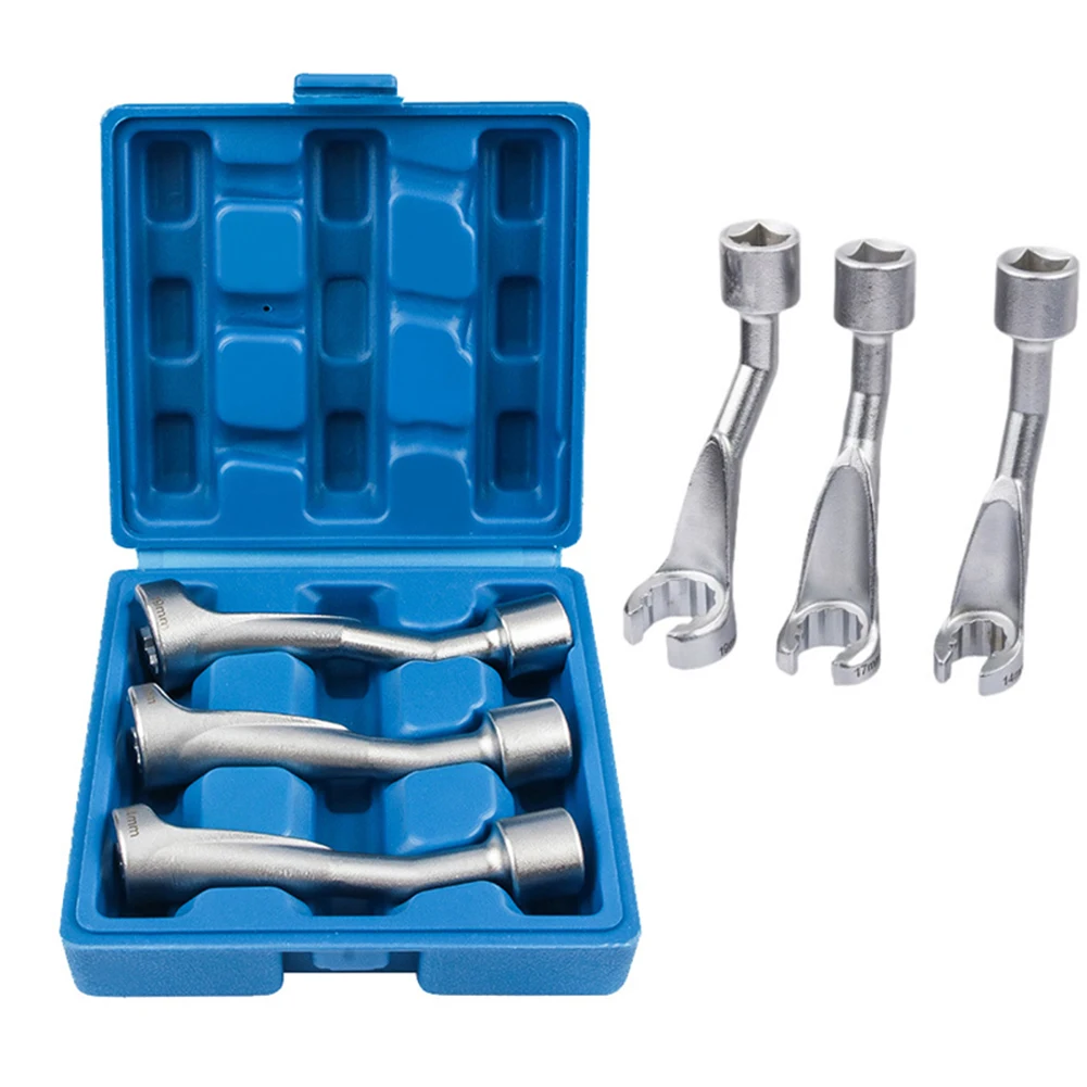 Reliable 12 Point Injection Line Open Sockets Strong Grip for Tightening and Loosening 3pcs Set 14mm 17mm 19mm
Reliable 12 Point Injection Line Open Sockets Strong Grip for Tightening and Loosening 3pcs Set 14mm 17mm 19mm