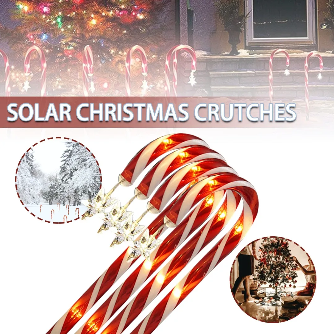 Solar Cane Lights With Star Christmas Pathway Light Outdoor Stake Lights LED Home Garden Passage Courtyard Lawn Decoration
Solar Cane Lights With Star Christmas Pathway Light Outdoor Stake Lights LED Home Garden Passage Courtyard Lawn Decoration