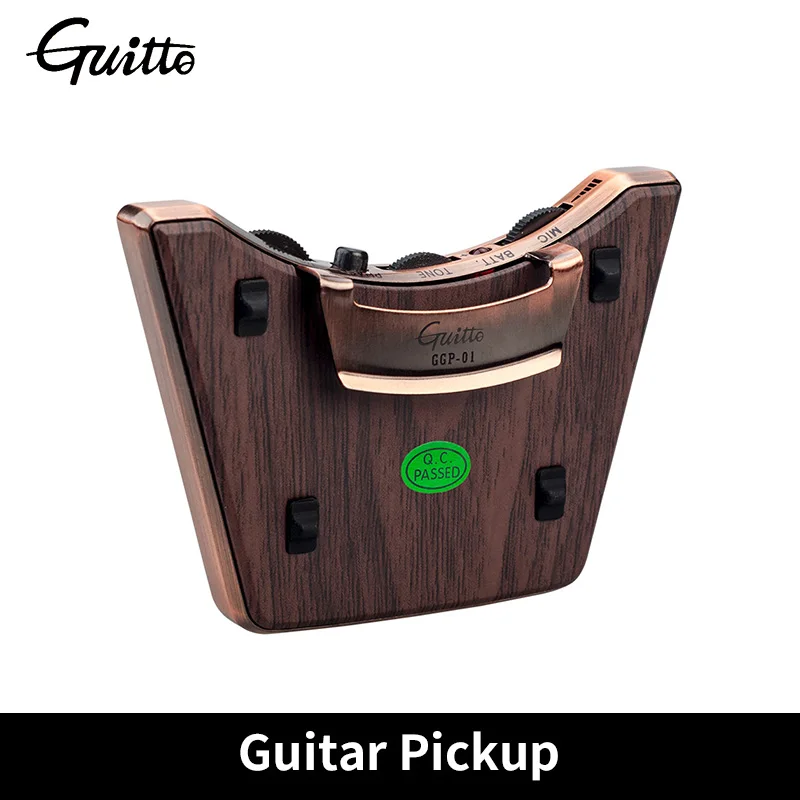 GUITTO GGP-01 Guitar Pickup, Piezo and Mic, Dual Pickup Modes, Supports Volume Tone Adjusting, 36-42 Inch, Classic Acoustic Guit
GUITTO GGP-01 Guitar Pickup, Piezo and Mic, Dual Pickup Modes, Supports Volume Tone Adjusting, 36-42 Inch, Classic Acoustic Guit