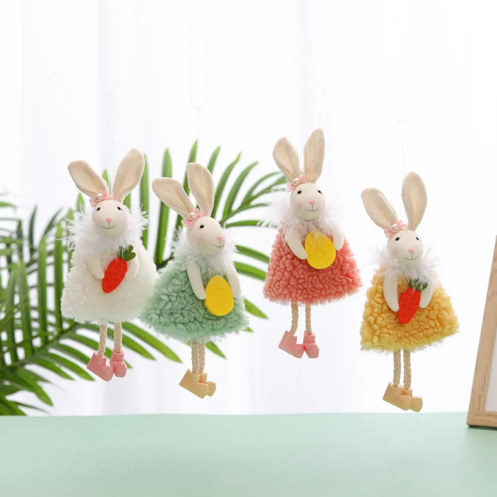 2024 Easter Bunny Decor 4Pieces Cute Carrot Rabbit Ornaments Home Indoor Outdoor Spring Decoration Pendant Easter Party Supplies
2024 Easter Bunny Decor 4Pieces Cute Carrot Rabbit Ornaments Home Indoor Outdoor Spring Decoration Pendant Easter Party Supplies