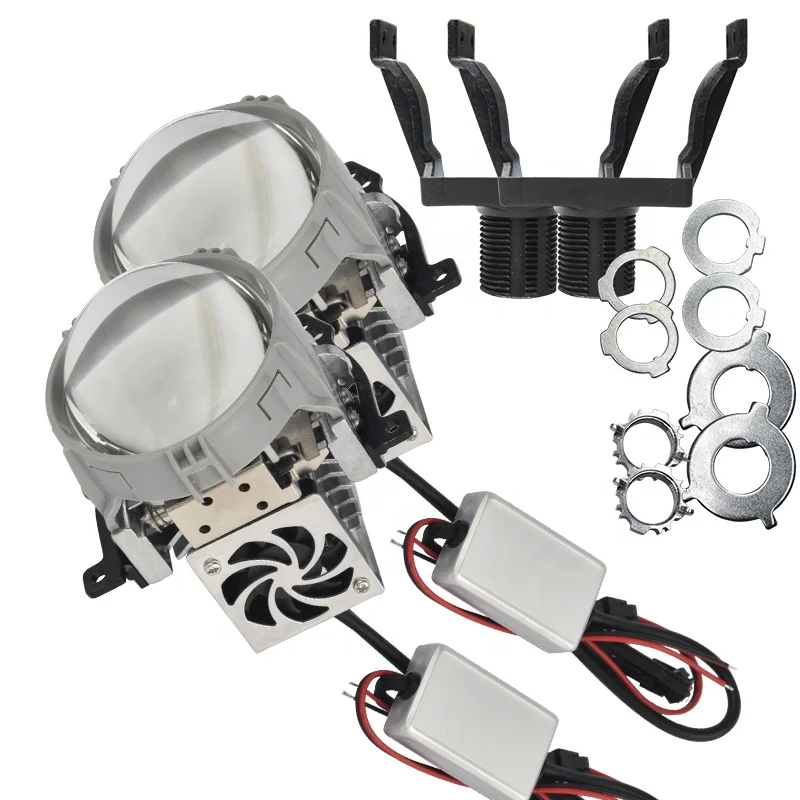 RX9 P10 2.5inch 70W LED Projector headlight lens could install 3inch shrouds with H4 H7 H11 Brackets for cars
RX9 P10 2.5inch 70W LED Projector headlight lens could install 3inch shrouds with H4 H7 H11 Brackets for cars