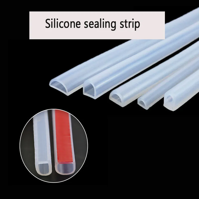 1M Silicone Semicircle D-shaped Bathroom Water Barrier Anti-collision Shock Absorption Door And Window Soundproofing Strip
1M Silicone Semicircle D-shaped Bathroom Water Barrier Anti-collision Shock Absorption Door And Window Soundproofing Strip