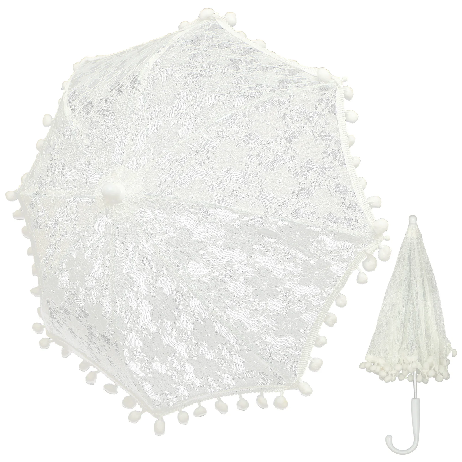 Handheld Parasol Bride Parasol Dance Lace Umbrella Decoration Wedding Accessories White Princess Wedding Bride Lace Umbrella
Handheld Parasol Bride Parasol Dance Lace Umbrella Decoration Wedding Accessories White Princess Wedding Bride Lace Umbrella