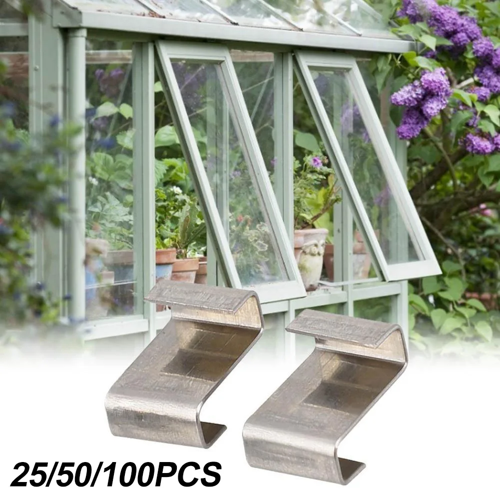 25/50/100pcs Greenhouse Glazing Clips Z-Type Glass Clips Spring Wire Spares Greenhouse Glass Overlap Clips Fixing Clamp Tool
25/50/100pcs Greenhouse Glazing Clips Z-Type Glass Clips Spring Wire Spares Greenhouse Glass Overlap Clips Fixing Clamp Tool