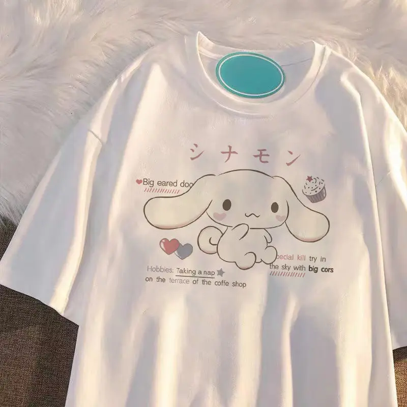 Sanrio My Melody Cinnamoroll Short-Sleeved Girl Kawaii Ins Printed Short-Sleeved T-Shirt Couple Loose All-Match Top T-Shirt
Sanrio My Melody Cinnamoroll Short-Sleeved Girl Kawaii Ins Printed Short-Sleeved T-Shirt Couple Loose All-Match Top T-Shirt