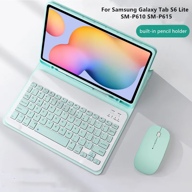 Tablet Keyboard Case for Samsung Galaxy Tab S6 Lite 10.4 SM-P610 P615 P610 P615 Cover Funda for Tab S6 Lite Cover with Keyboard
Tablet Keyboard Case for Samsung Galaxy Tab S6 Lite 10.4 SM-P610 P615 P610 P615 Cover Funda for Tab S6 Lite Cover with Keyboard