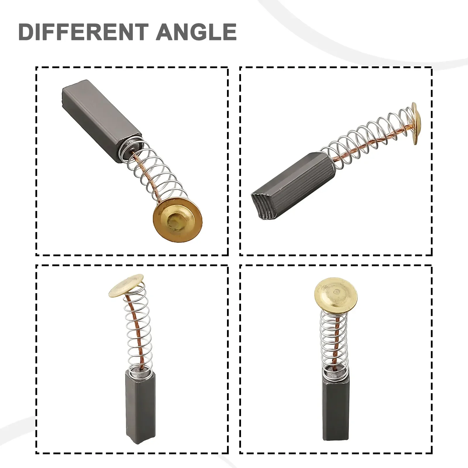 Power Tool Carbon Brushes 10pcs Electric Motors Parts Replacement Spring Length 30mm High Quality Vacuum Cleaners
Power Tool Carbon Brushes 10pcs Electric Motors Parts Replacement Spring Length 30mm High Quality Vacuum Cleaners