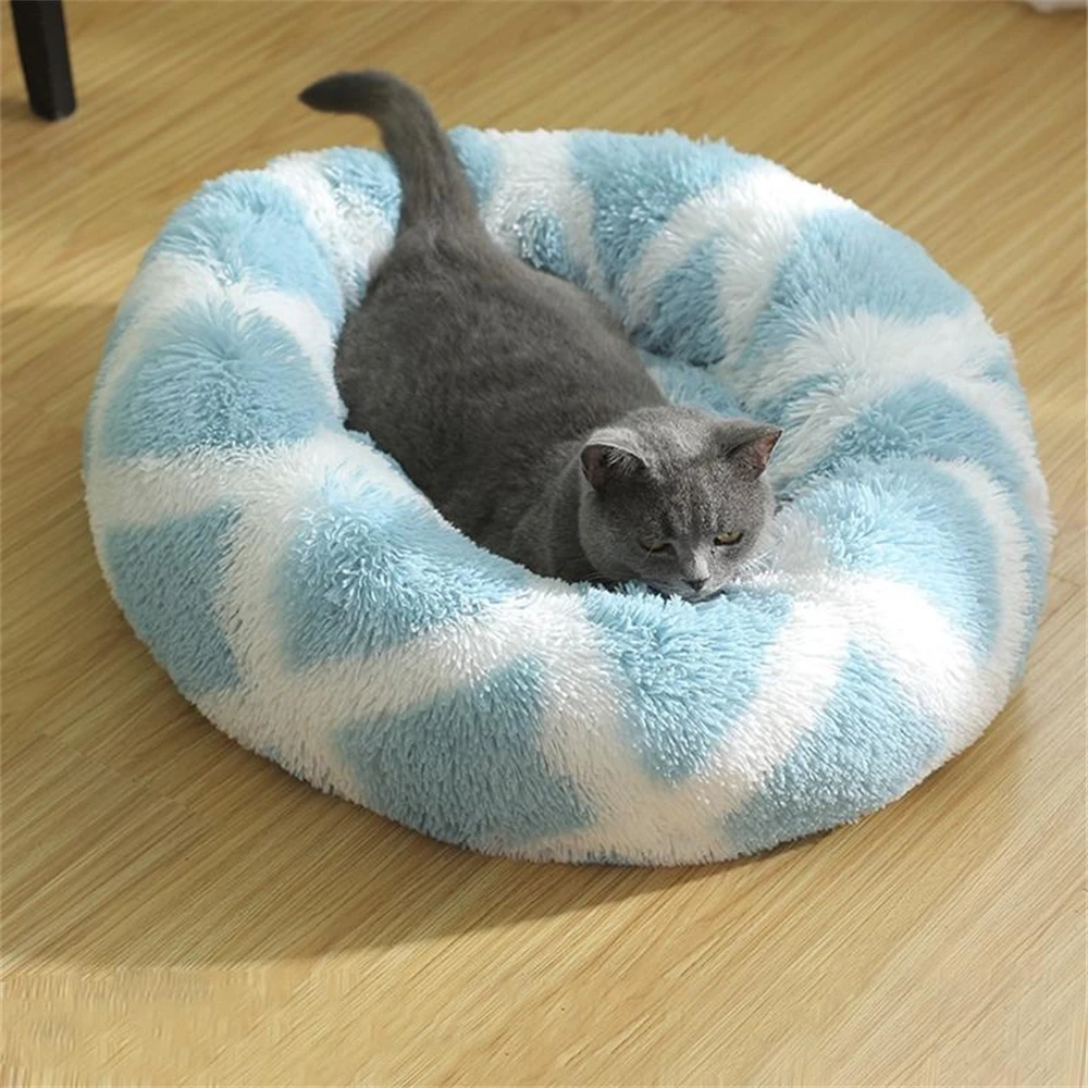 Plush Cat Nest Indoor Puppy Kitten Bed Winter Warm Small Dogs Kennel Soft Round Pet Sleeping Mat Removable Washable Pillow Beds
Plush Cat Nest Indoor Puppy Kitten Bed Winter Warm Small Dogs Kennel Soft Round Pet Sleeping Mat Removable Washable Pillow Beds