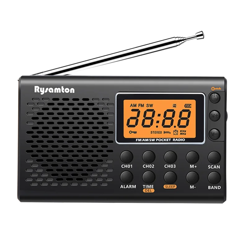 Полнодиапазонный FM AM SW Портативный радиоприемник стерео цифровой дисплей двухцелевое ручное FM-радио
Полнодиапазонный FM AM SW Портативный радиоприемник стерео цифровой дисплей двухцелевое ручное FM-радио