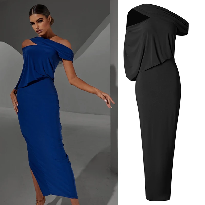 Oblique Shoulder Cut-Out Latin Dance Dress Women Party Latin Dress Ballroom Cha cha Rumba Samba Latin Dance Clothes SL7957
Oblique Shoulder Cut-Out Latin Dance Dress Women Party Latin Dress Ballroom Cha cha Rumba Samba Latin Dance Clothes SL7957