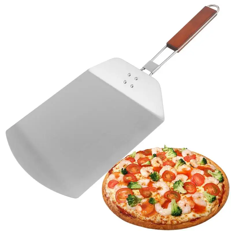 Metal Pizza Peel Shovel with Foldable Handle for Grill Non-Stick Pizza Paddle Transfer Tray Pizza Spatula Bread Baking Tools
Metal Pizza Peel Shovel with Foldable Handle for Grill Non-Stick Pizza Paddle Transfer Tray Pizza Spatula Bread Baking Tools