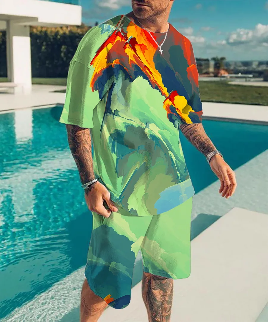 Summer Streetwear Men's Outfits Activewear Oversized Clothes 3D Printed T-Shirts Shorts Men's Fashion Outfits
Summer Streetwear Men's Outfits Activewear Oversized Clothes 3D Printed T-Shirts Shorts Men's Fashion Outfits