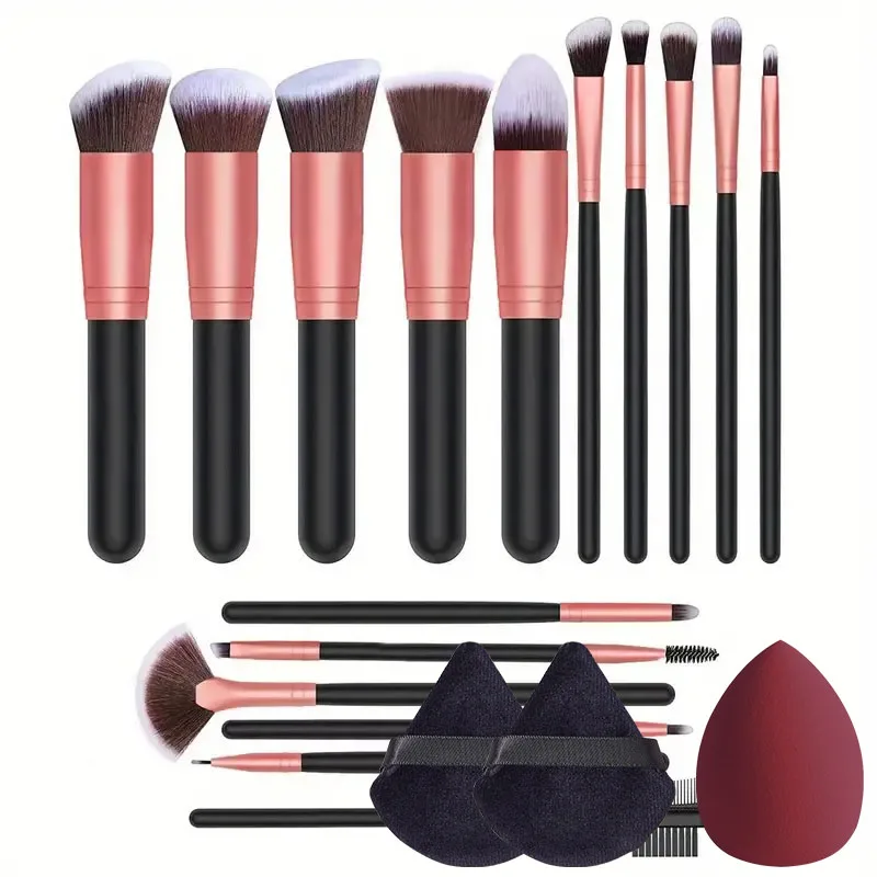 

8/16Pcs Soft Fluffy Makeup Brushes Set For Cosmetics Foundation Blush Powder Eyeshadow Kabuki Blending Makeup Brush Beauty Tool