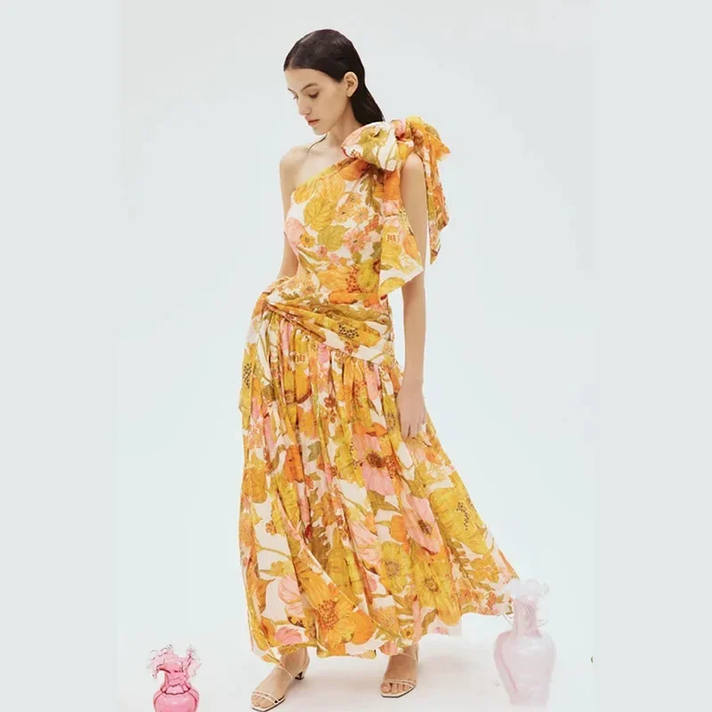 2024 Summer High end Printed Long Dress for Women vestidos de mujer vintage dress evening dresses Elegant Party Dress
2024 Summer High end Printed Long Dress for Women vestidos de mujer vintage dress evening dresses Elegant Party Dress