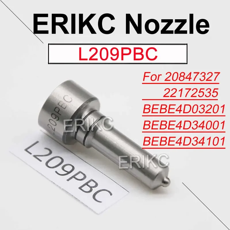 L209PBC новый наконечник форсунки топливного инжектора с общей топливной магистралью L209 PBC для Delphi 20847327 22172535 BEBE4D03201 BEBE4D34001 BEBE4D34101
L209PBC новый наконечник форсунки топливного инжектора с общей топливной магистралью L209 PBC для Delphi 20847327 22172535 BEBE4D03201 BEBE4D34001 BEBE4D34101