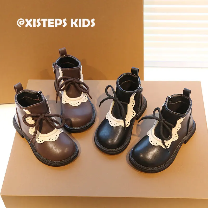 1-6Y Toddler Princess Girls Winter Autumn Ankle Boots British Style Baby Girls Shoes Non-slip Botas Infantil Baby Girl Shoes
1-6Y Toddler Princess Girls Winter Autumn Ankle Boots British Style Baby Girls Shoes Non-slip Botas Infantil Baby Girl Shoes
