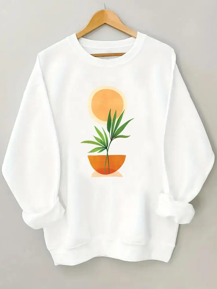 Plant Watercolor Cute Pullover Clothes Autumn Winter Spring Clothing Print O-neck Graphic Fleece Women Fashion Sweatshirts
Plant Watercolor Cute Pullover Clothes Autumn Winter Spring Clothing Print O-neck Graphic Fleece Women Fashion Sweatshirts