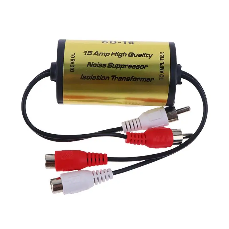 Car Noise Filter Noise Suppressor Isolation Transformer Audio Eliminator Reducer Ground Loop Noise Isolator Amplifier For Cars
Car Noise Filter Noise Suppressor Isolation Transformer Audio Eliminator Reducer Ground Loop Noise Isolator Amplifier For Cars