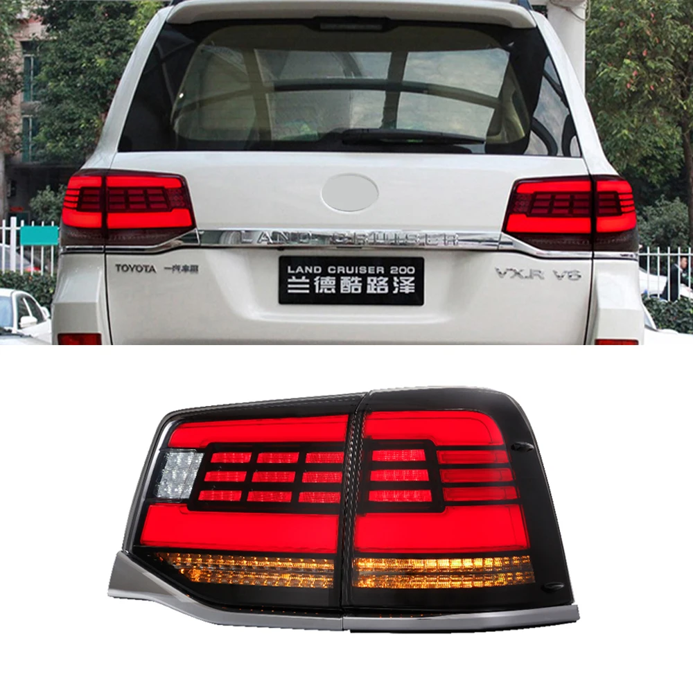 1 Pair For Toyota Land Cruiser 2016-2021 LED Taillights Assembly Rear Lamp Brake Reverse Light Back Up Lamp DRL Car Tail light
1 Pair For Toyota Land Cruiser 2016-2021 LED Taillights Assembly Rear Lamp Brake Reverse Light Back Up Lamp DRL Car Tail light