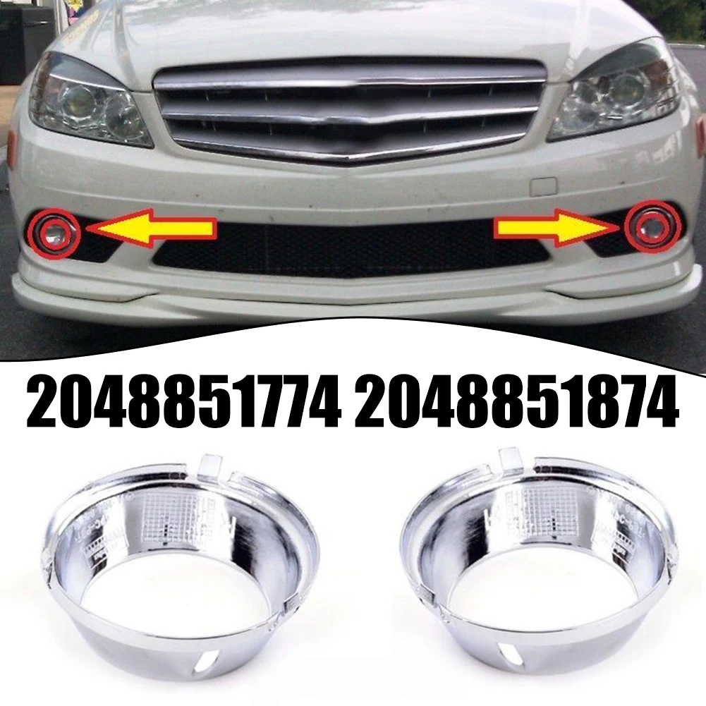 1 Pair Car Front Fog Lamp Bezel Trims Plastic Fit For Mercedes W204 C63 For AMG 2008 2009 2010 2011 2048851774 2048851874
1 Pair Car Front Fog Lamp Bezel Trims Plastic Fit For Mercedes W204 C63 For AMG 2008 2009 2010 2011 2048851774 2048851874