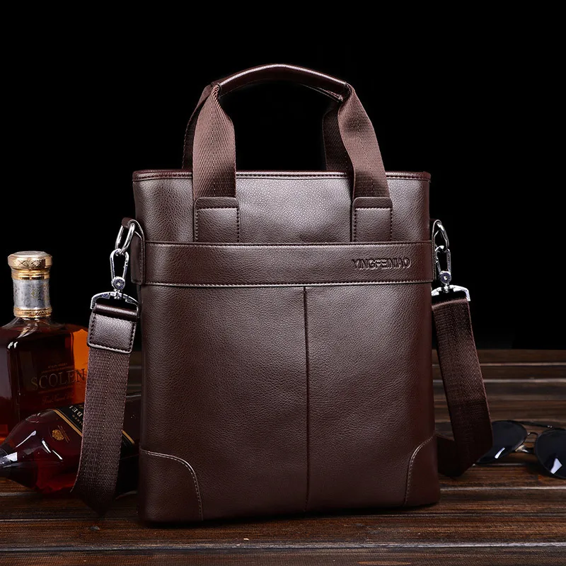 Vintage Men's PU Leather Briefcase Business Vertical Handbag Luxury Male Shoulder Messenger Bag Office File Bag
Vintage Men's PU Leather Briefcase Business Vertical Handbag Luxury Male Shoulder Messenger Bag Office File Bag