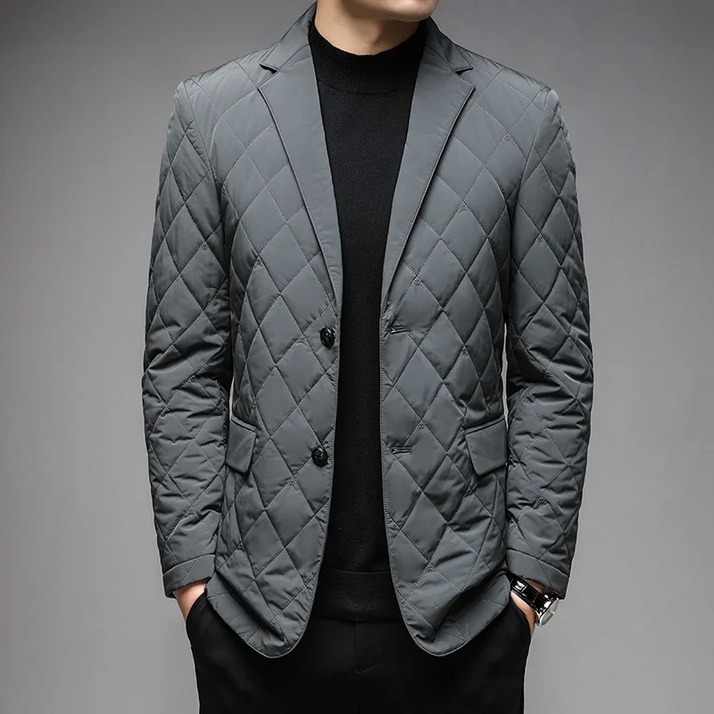 White Duck Down Mens Blazer Luxury Solid Color Single Breasted Casual Man Coats Spring Autumn Down Male Jackets 4XL
White Duck Down Mens Blazer Luxury Solid Color Single Breasted Casual Man Coats Spring Autumn Down Male Jackets 4XL