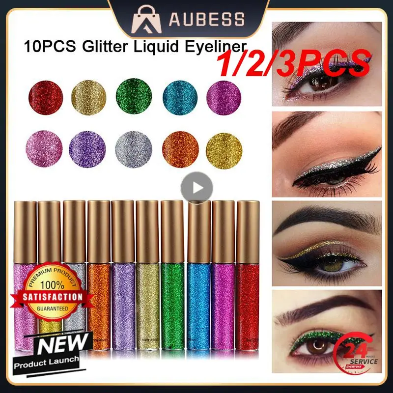 1/2/3PCS set Shimmer Eyeliner Makeup Cosmetics Colorful Shining Glitter Liquid Eyeliner Long Lasting Pencils Makeip Tools
1/2/3PCS set Shimmer Eyeliner Makeup Cosmetics Colorful Shining Glitter Liquid Eyeliner Long Lasting Pencils Makeip Tools