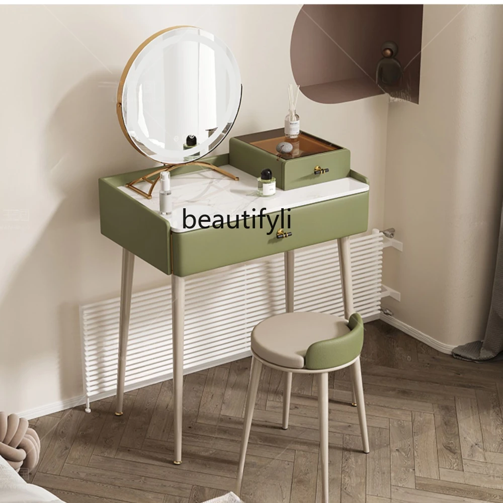 Light Luxury Dresser High-Grade Modern Simple Solid Wood Stone Plate Makeup Table Light Cream Style
Light Luxury Dresser High-Grade Modern Simple Solid Wood Stone Plate Makeup Table Light Cream Style