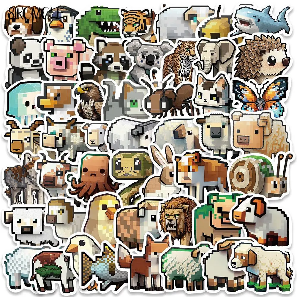 10/30/50PCS Mosaic Pixel Wind Cartoon Animal Graffiti Stickers Kawaii Suitcase DIY Skateboard Laptop Luggage Bike Sticker Decals
10/30/50PCS Mosaic Pixel Wind Cartoon Animal Graffiti Stickers Kawaii Suitcase DIY Skateboard Laptop Luggage Bike Sticker Decals