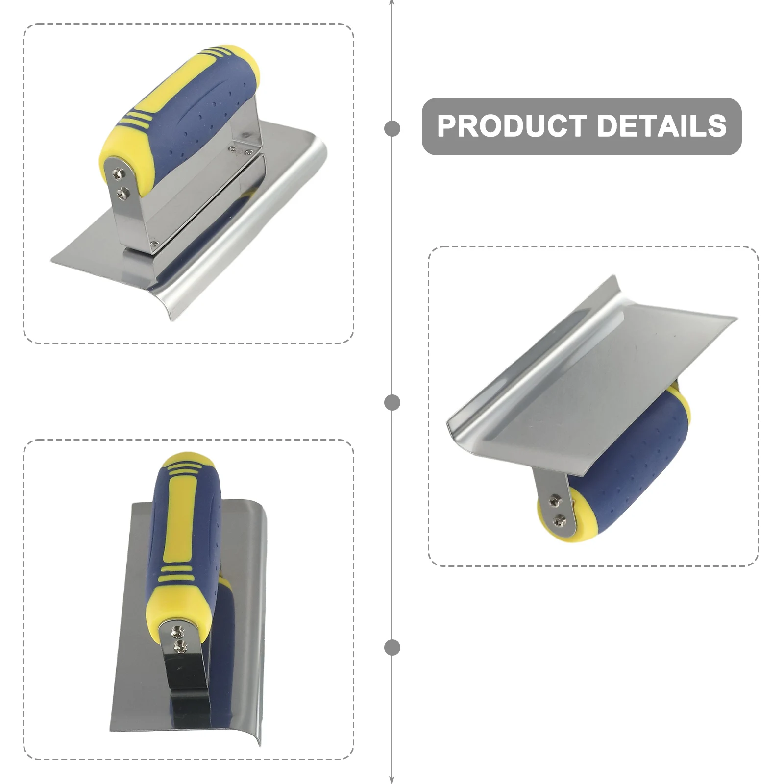 Product Name Stainless Steel Concrete Hand Edger Groover Tools Set Plaster Cement Finishing Curved Ends And Radiused Edge Design
Product Name Stainless Steel Concrete Hand Edger Groover Tools Set Plaster Cement Finishing Curved Ends And Radiused Edge Design