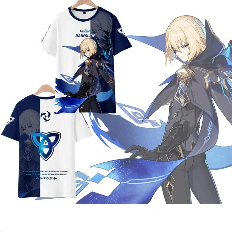 Genshin Impact 3D Print T Shirt Women Men Summer Fashion O-neck Short Sleeve Funny Tshirt Graphic Tees Dainsleif Cosplay Costume
Genshin Impact 3D Print T Shirt Women Men Summer Fashion O-neck Short Sleeve Funny Tshirt Graphic Tees Dainsleif Cosplay Costume