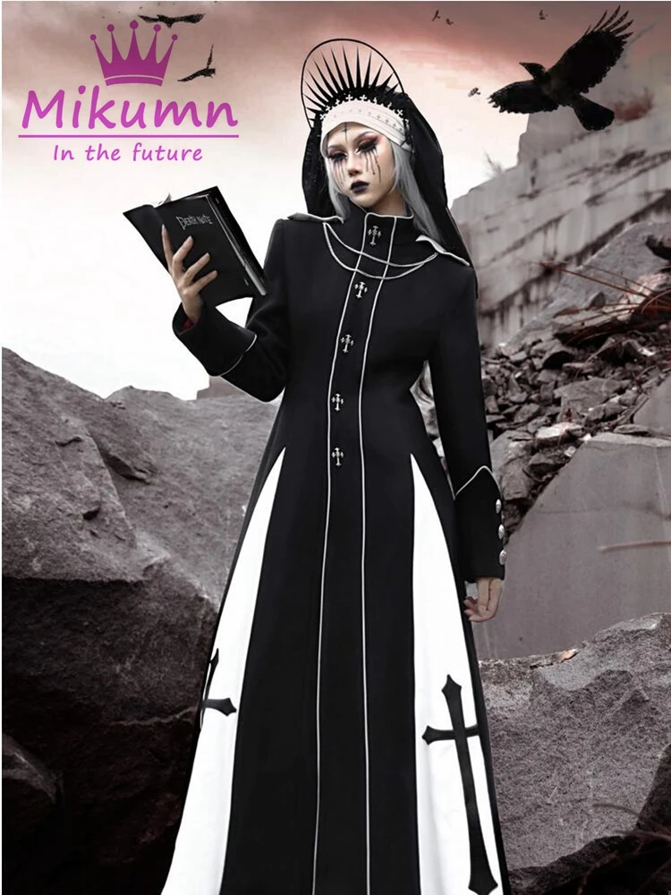 В стиле готика, панк, Винтаж, Черная куртка с перекрестными углами, длинные пальто, Хэллоуин вечерние, женское облегающее ТРАПЕЦИЕВИДНОЕ шерстяное теплое пальто, осенне-зимняя одежда
В стиле готика, панк, Винтаж, Черная куртка с перекрестными углами, длинные пальто, Хэллоуин вечерние, женское облегающее ТРАПЕЦИЕВИДНОЕ шерстяное теплое пальто, осенне-зимняя одежда